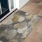 Edge Collections - 3' x 5' - Brown - Washable Area Rug for Abstract Indoor and Outdoor Use - 1 Piece